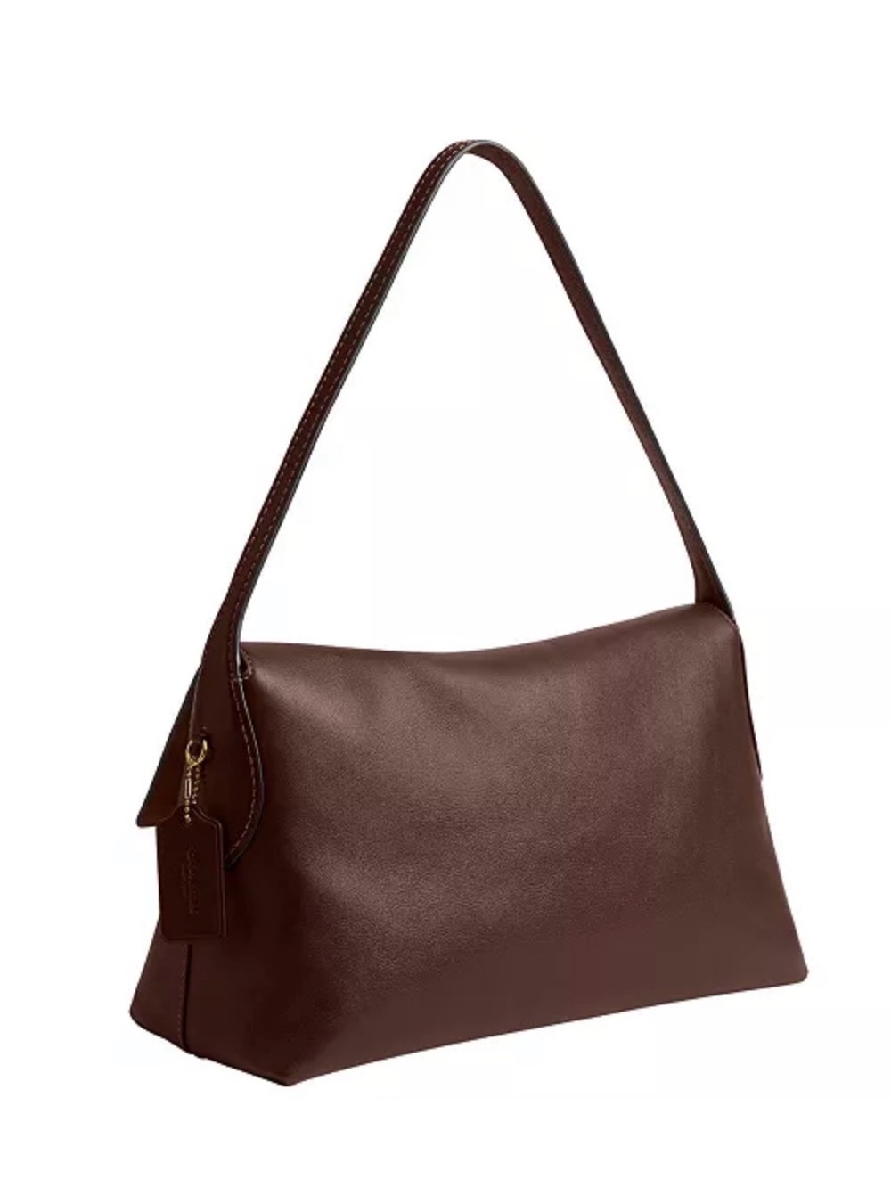NWT Coach Chelsea Large Shoulder Bag 30 Maple Leather Brass Hardware - Picture 3 of 13